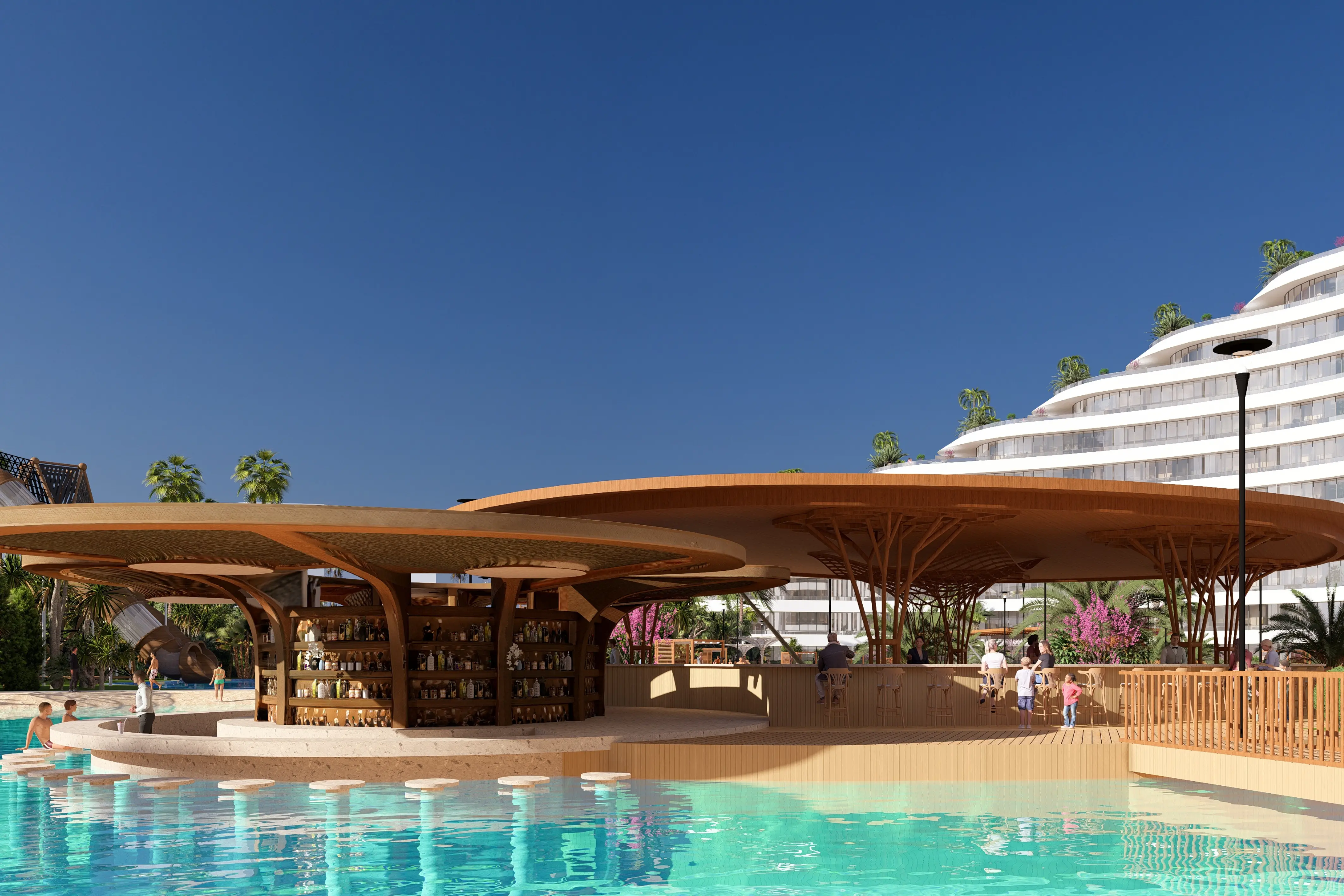 Deluxe Residence Sea Breeze hovuz barı