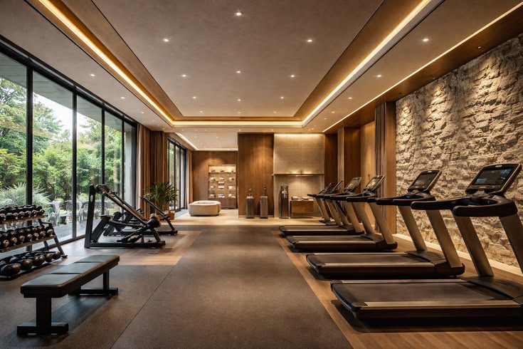 Deluxe Residence gym render