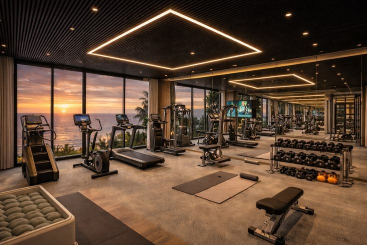 Deluxe Residence gym render