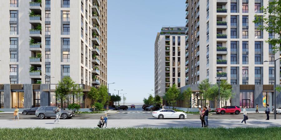 Deluxe Residence Elmlər bloklar arası daxili küçə
