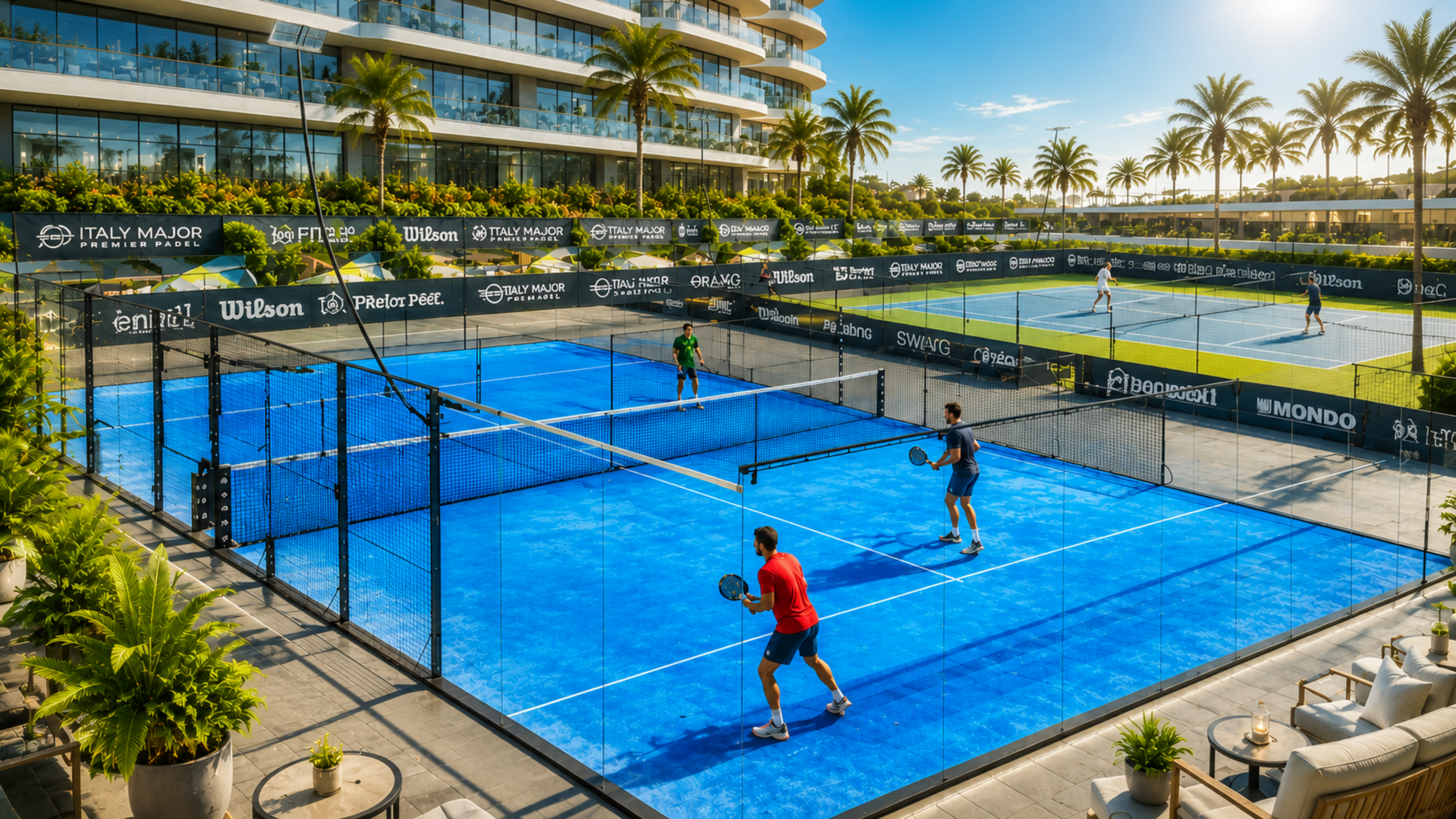 Deluxe Residence tennis court render